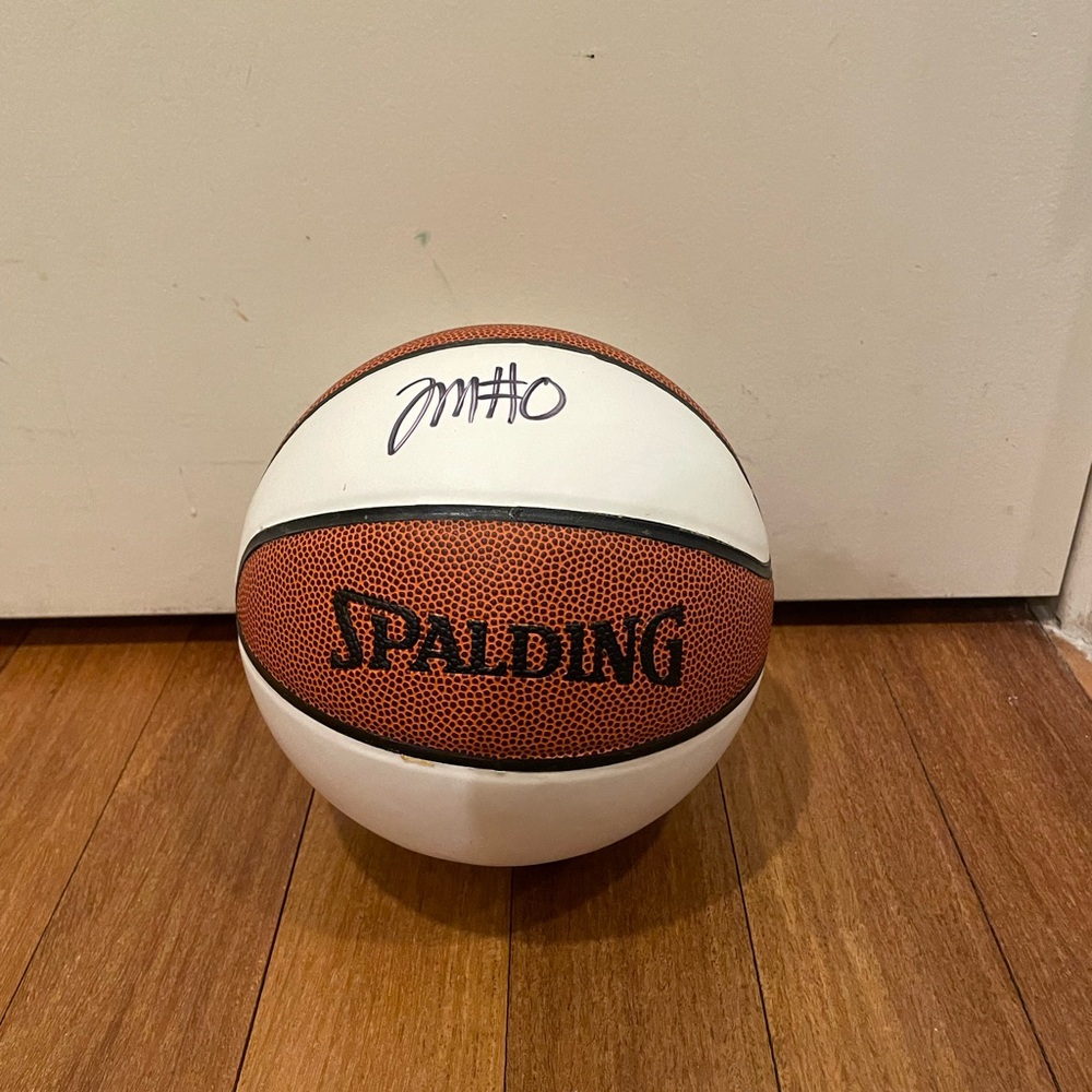 Tyrese Maxey Signed mini basketball